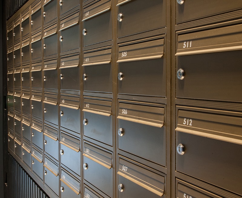 COM 2 Steel Door Mailbox