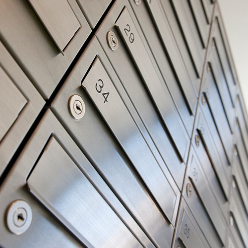 MODA Horizontal Stainless Steel Mailboxes