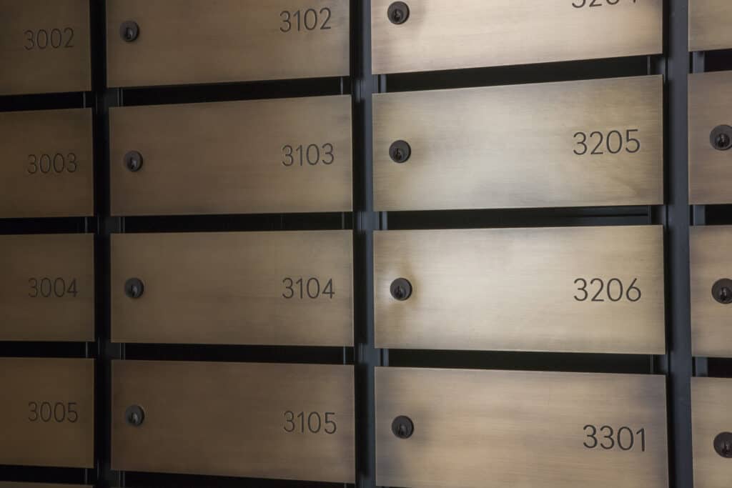 Principle Tower Bespoke Mail Boxes