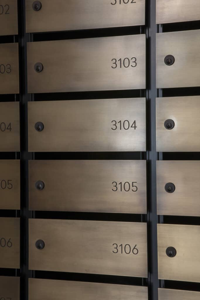 Principle Tower Bespoke Mail Boxes