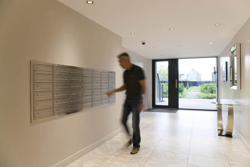 Barratts Fulham stainless mailboxes wall mounted