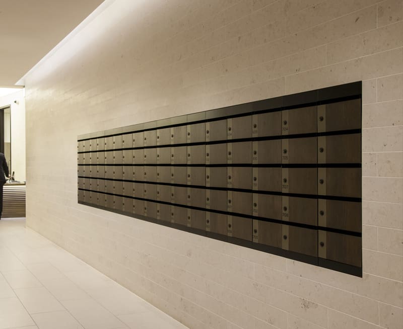 37 Rathbone mailboxes with surround flanges
