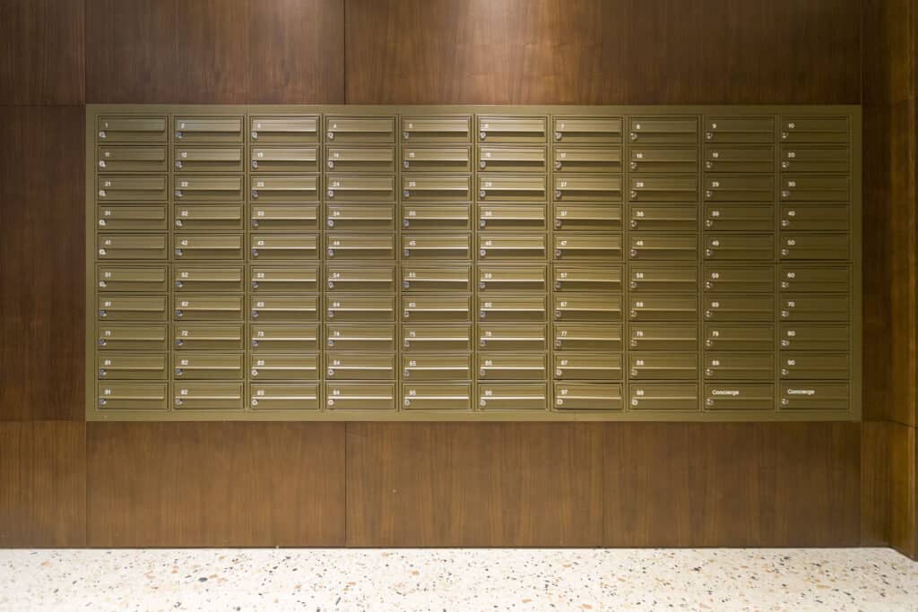 Clarendon Court letterboxes