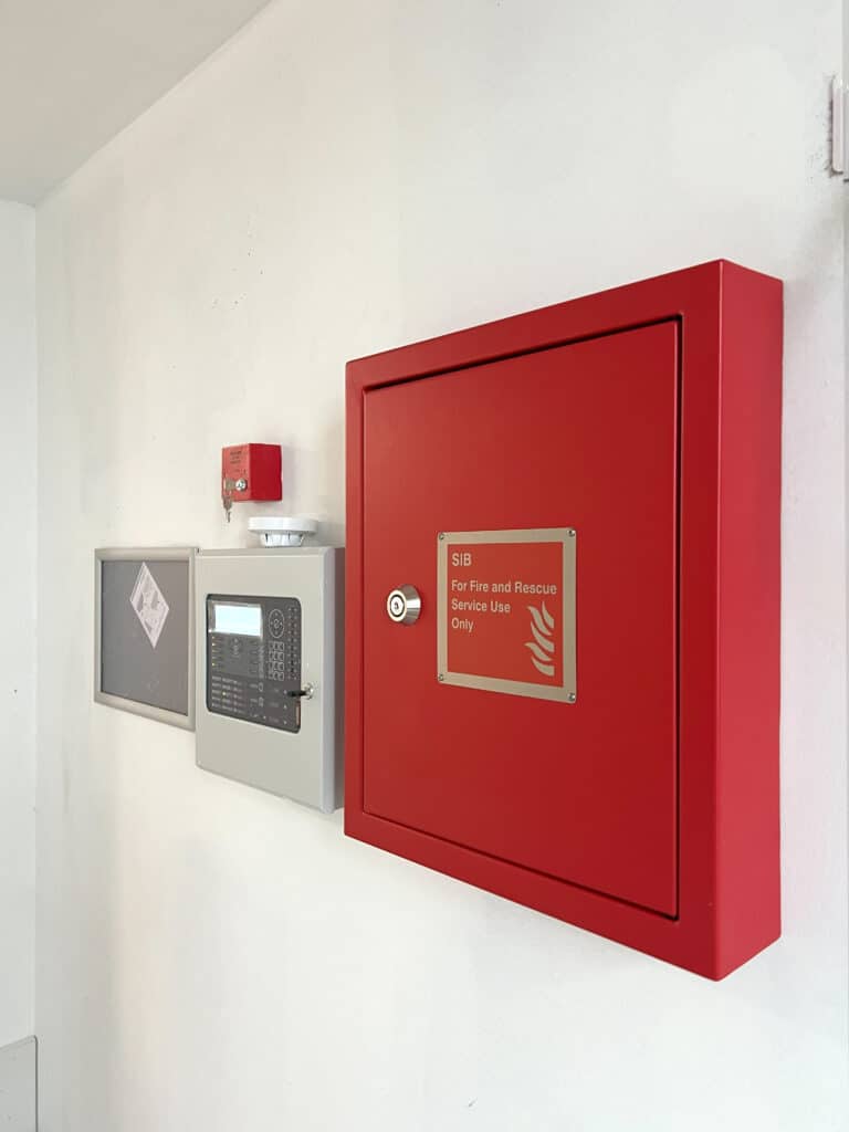 Premises Information Box wall mounted
