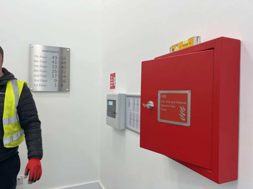 Secure Information Box wall mounted