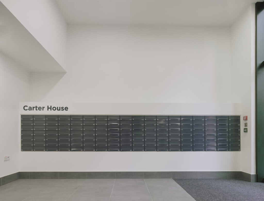 One maidenhead development mailboxes