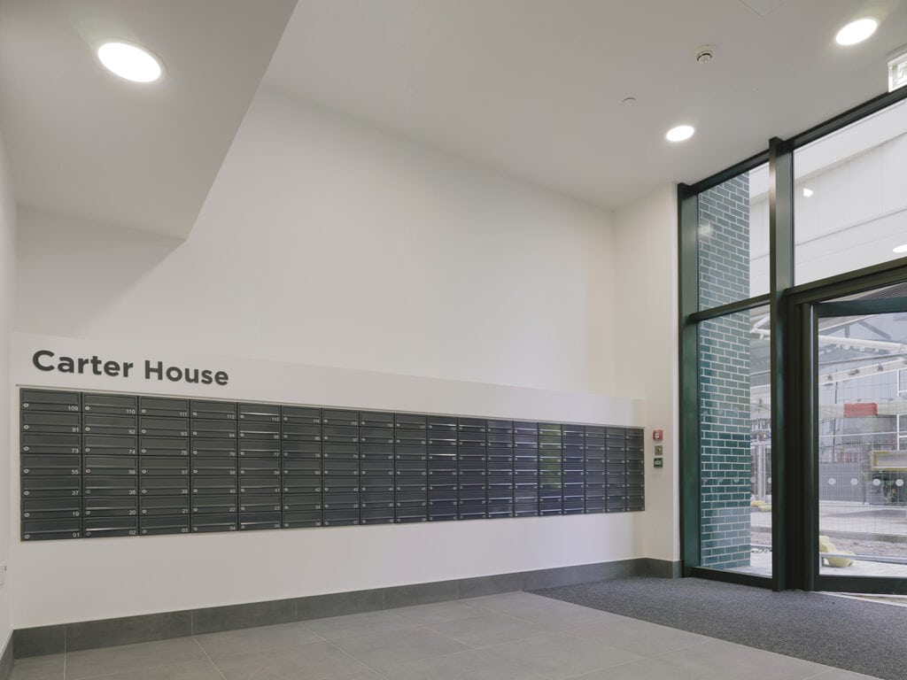One maidenhead development mailboxes