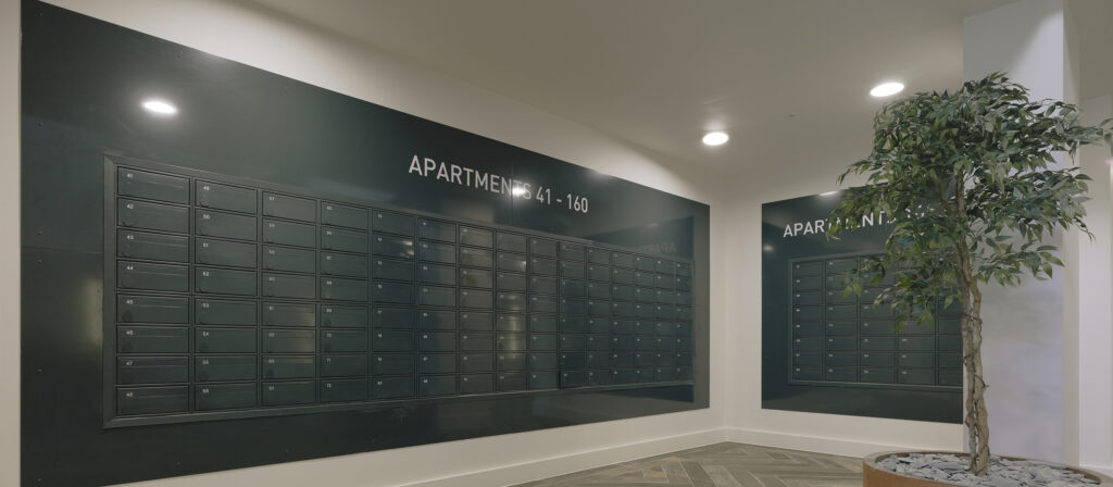 120 minute Fire rated post boxes wall recessed