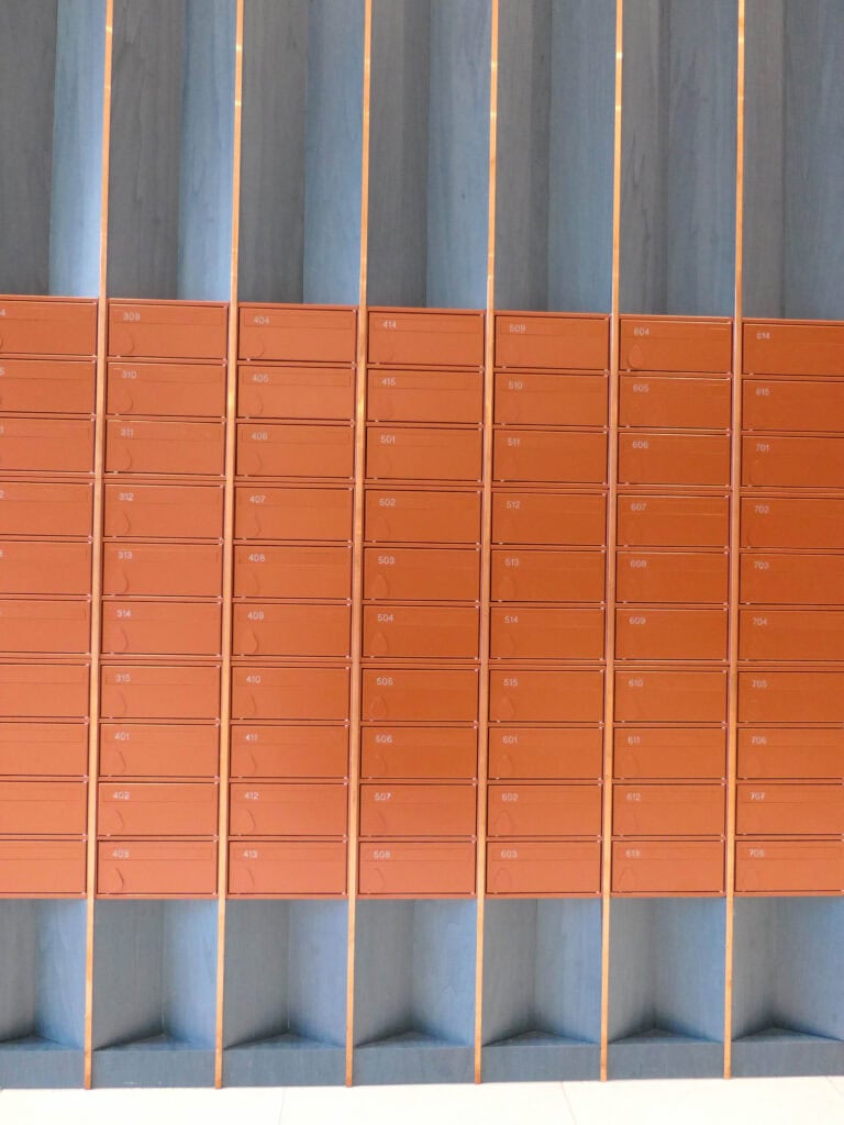 Copperworks Development 120 min Fire Rated letter boxes