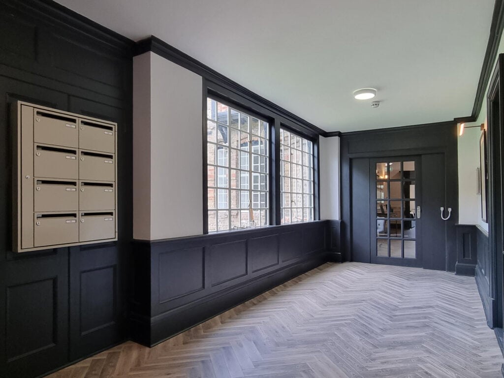 Fawkham Manor Full front opening letterboxes