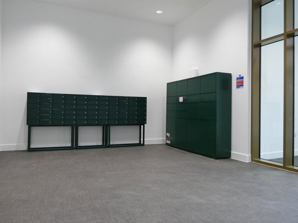 Coopers Court fire rated letterboxes and parcel boxes