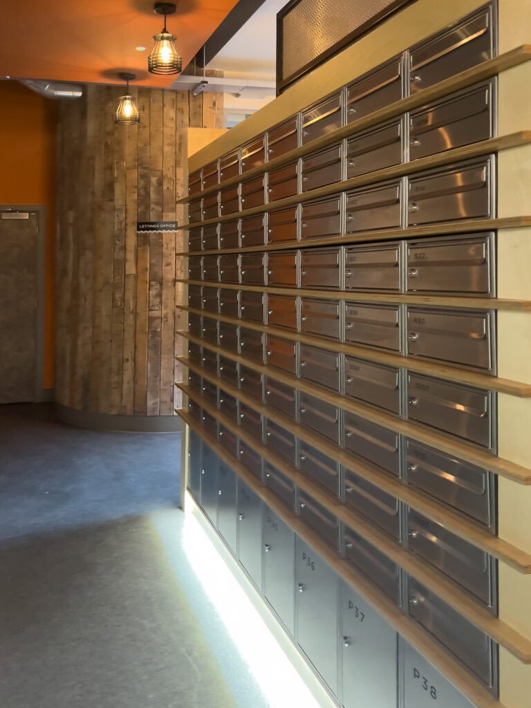 Birmingham Student accommodation mailboxes