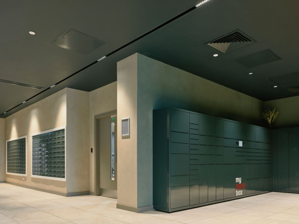 Copper House smart parcel box and mailboxes