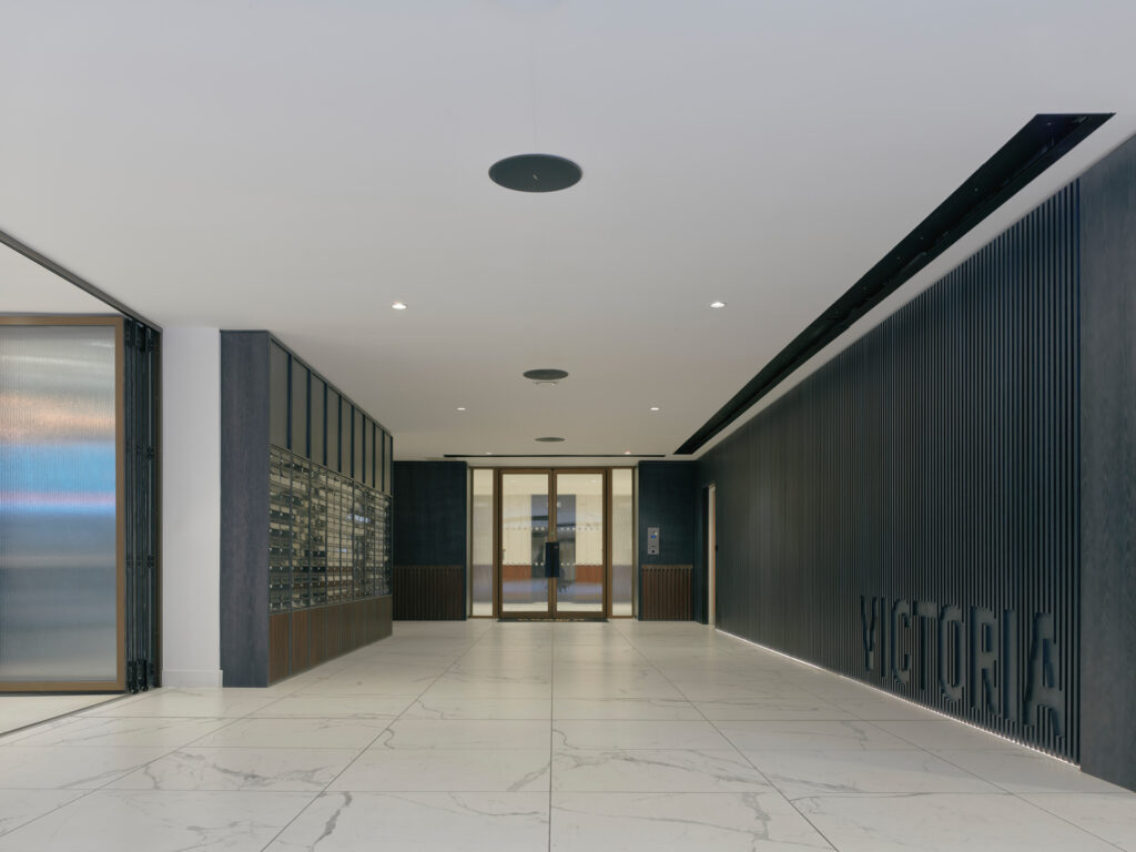 Crown street wall recessed post boxes