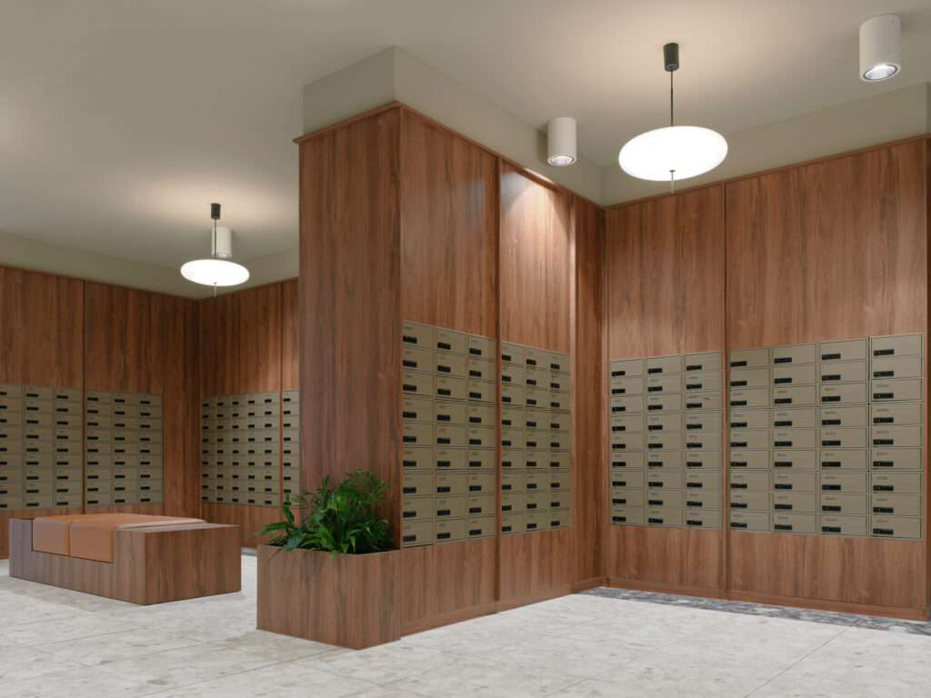 Square Gardens Custom Digilock RFID Mailboxes