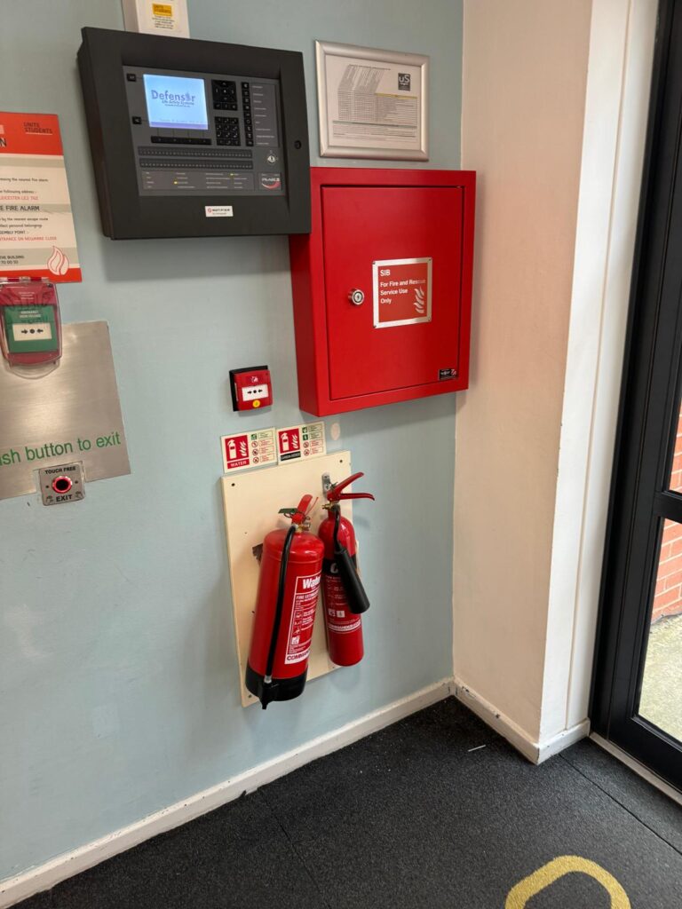 Secure Information Box (previously premises information box) installed