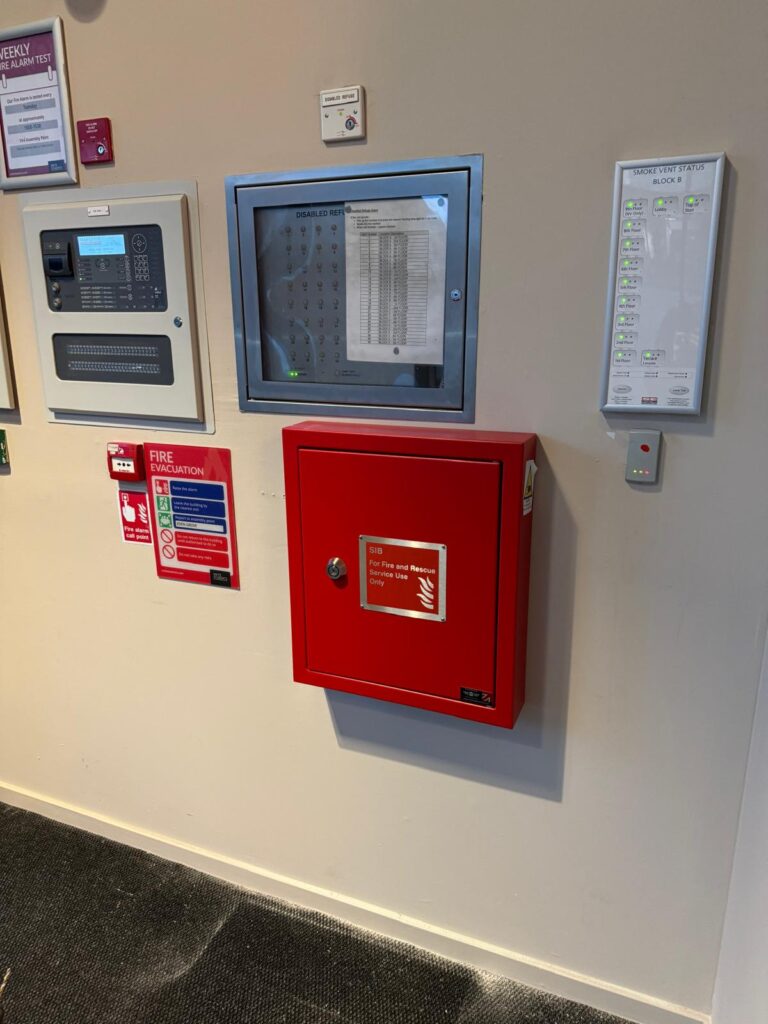 Secure Information Box wall installation Unite Students