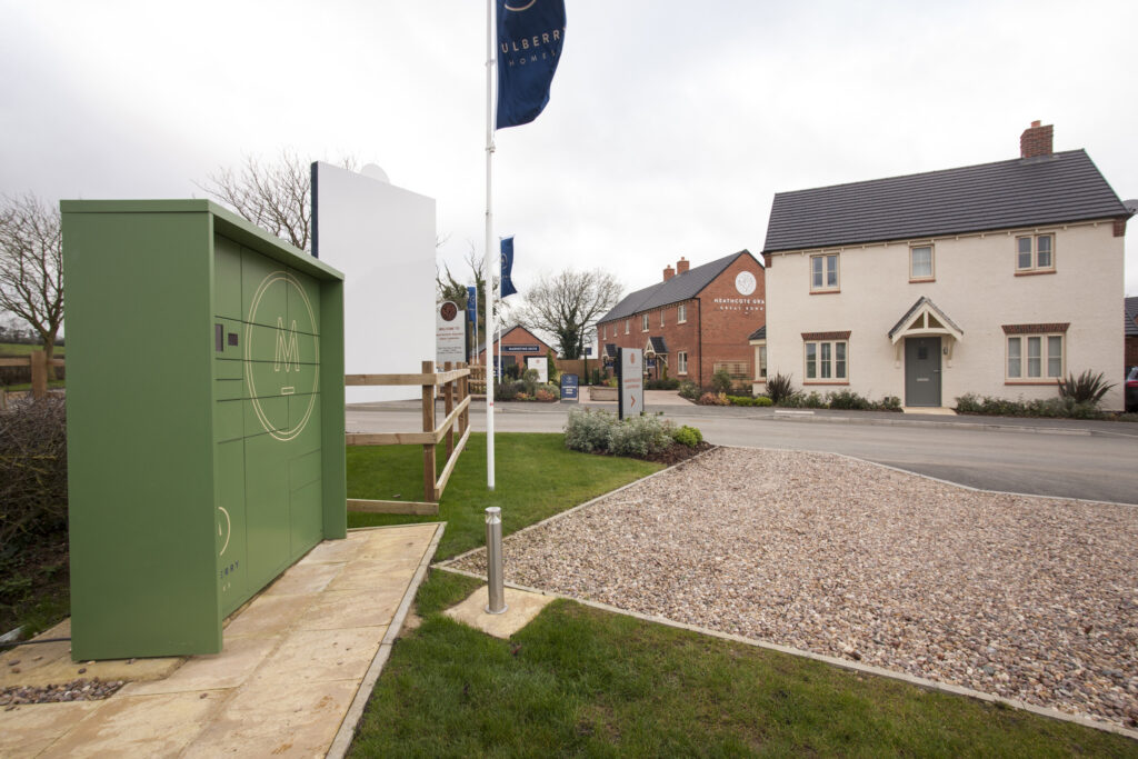 mulberry homes smart parcel locker fitted externally
