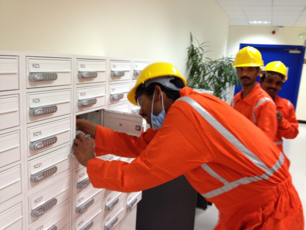 International RasGas headquarters Mailboxes