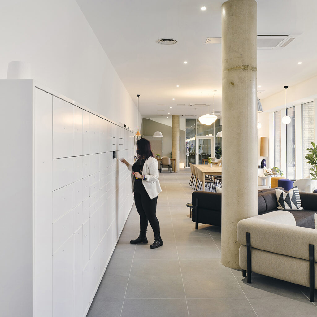 large smart parcel locker BTR development