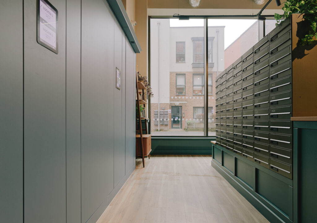 post boxes with digilock combination locks