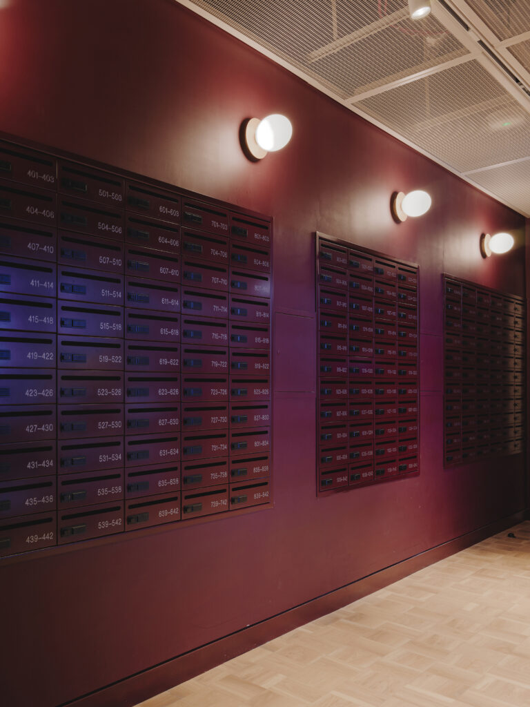 Arthur house digital RFID mailboxes