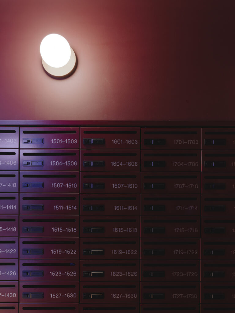 Arthur house development digital mailboxes