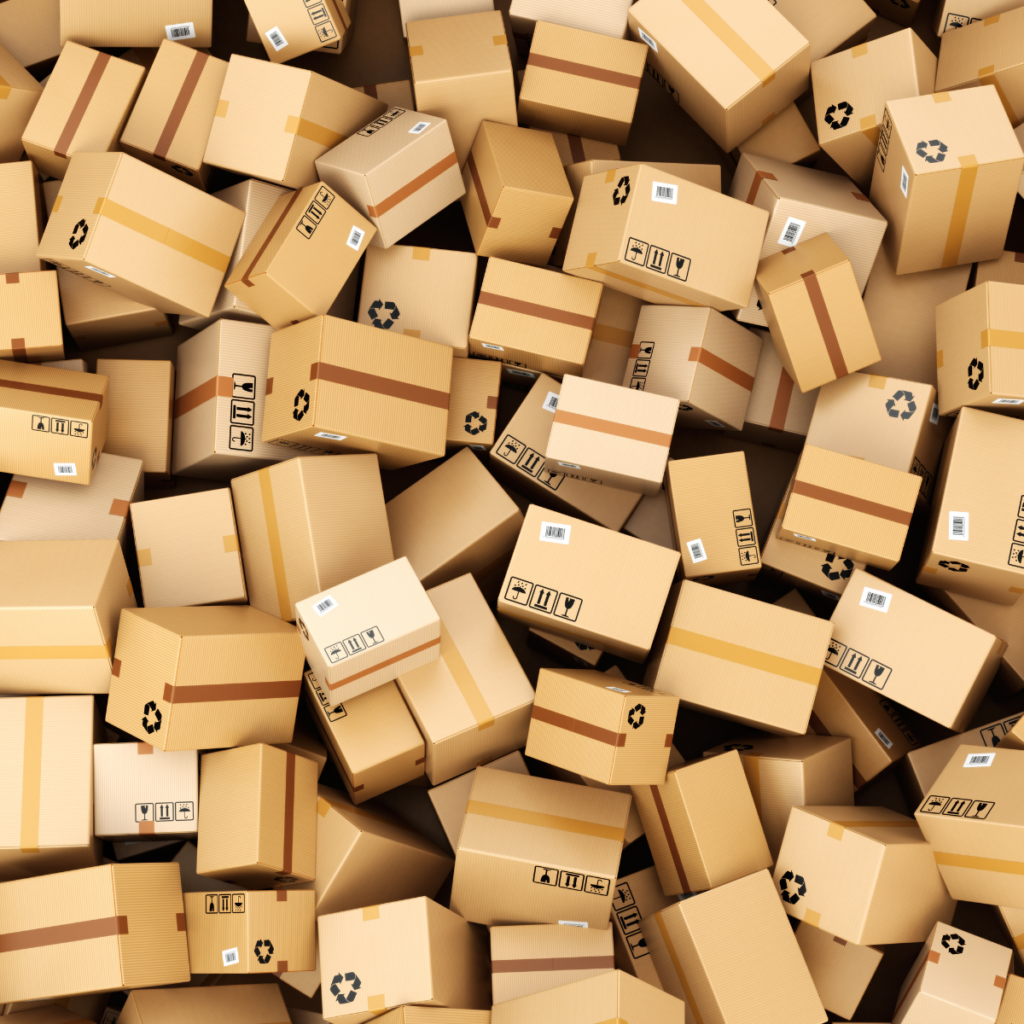 parcels overcrowded