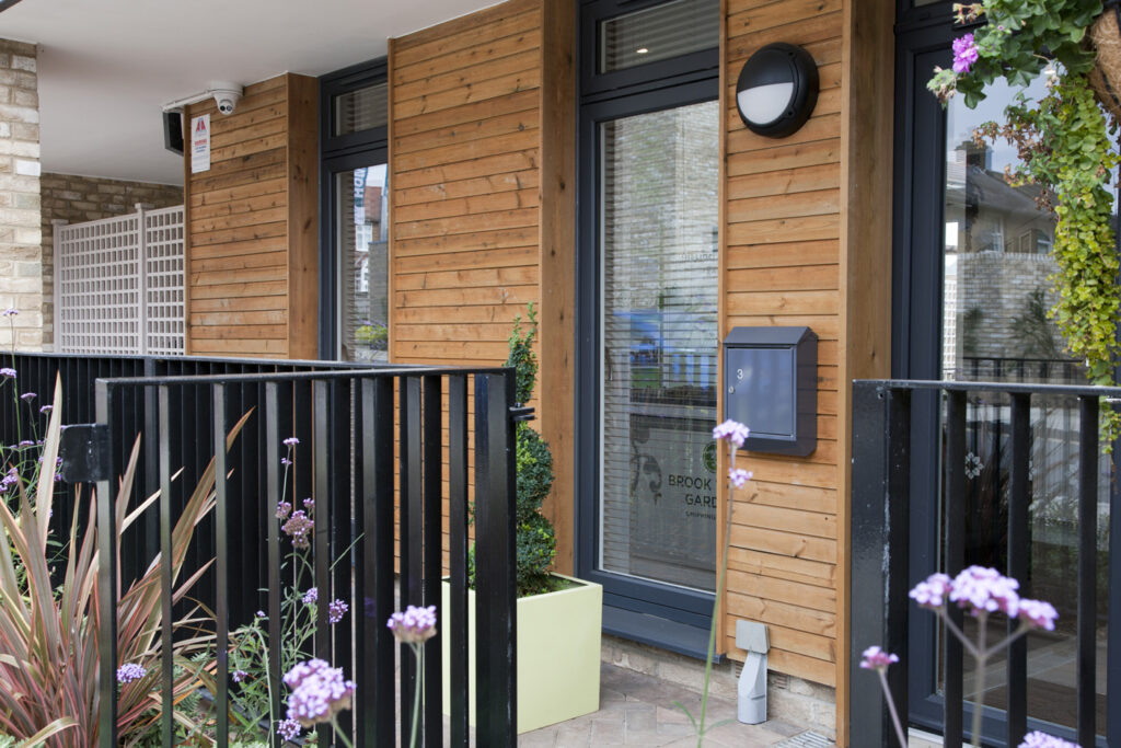 Eurobox mailbox mounted on home wall