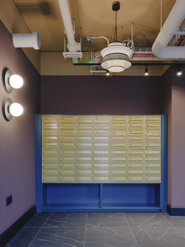 New Square Gardens mailboxes for apartments
