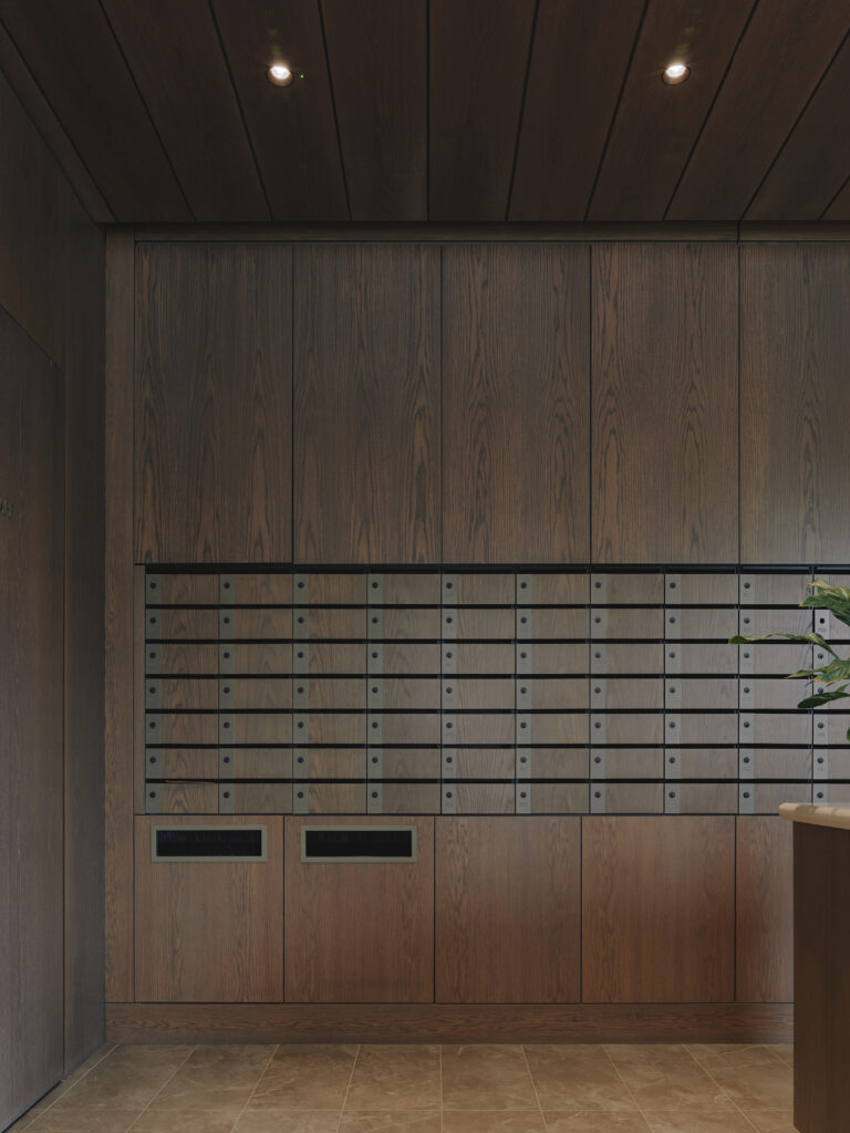 One Linear Bespoke letter boxes