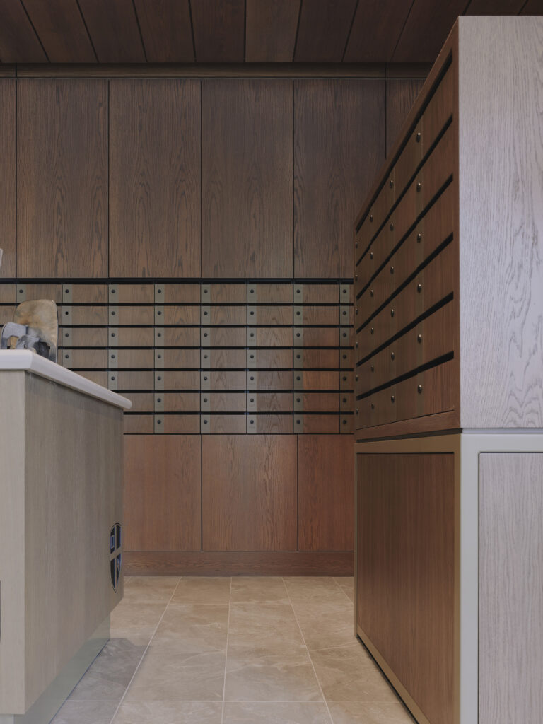 One Linear Bespoke wall recessed post boxes